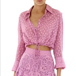 Alexia Kaja Lilac Crop Top